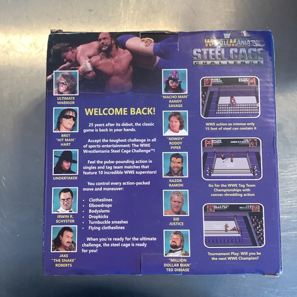 WWE WWF WRESTLING WRESTLEMANIA STEEL CAGE CHALLENGE PLUG N PLAY TV GAME NES Port - Picture 3 of 6